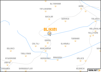 map of Alikırı