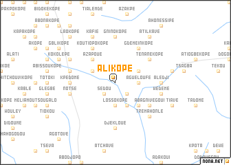 map of Alikopé