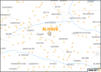 map of Alikovo