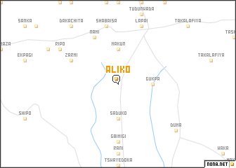 map of Aliko
