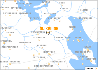 map of Al ‘Ikrimah