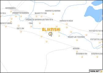 map of Al ‘Ikrishī