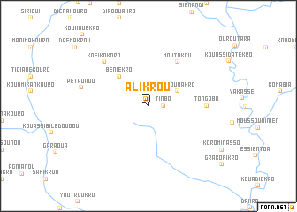 map of Alikrou