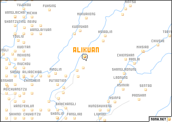 map of A-li-kuan