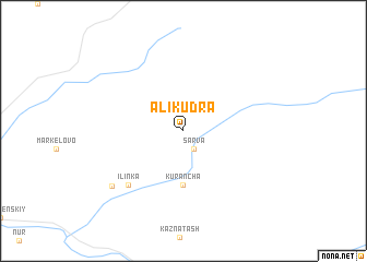 map of Alikudra