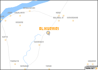 map of Ali Kurmiri