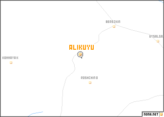 map of Alikuyu