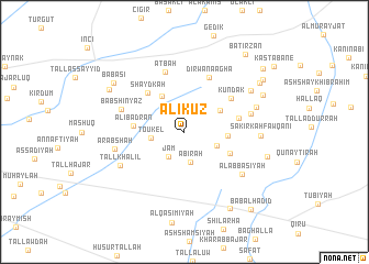 map of ‘Alī Kūz