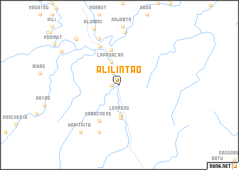 map of Alilintao