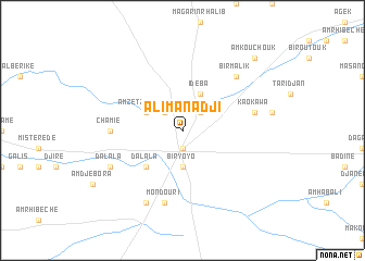 map of Ali Manadji