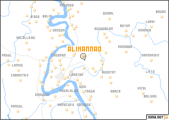 map of Alimannao