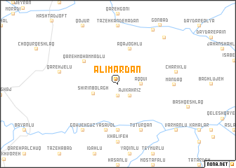 map of ‘Alīmardān