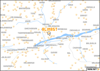 map of Āli Mast