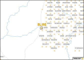 map of Alime