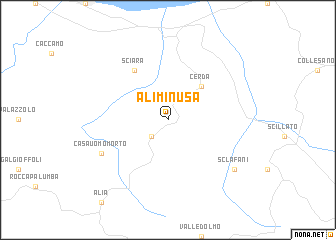 map of Aliminusa