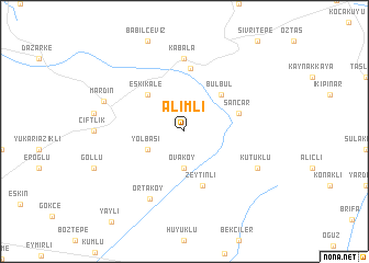 map of Alımlı