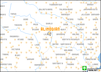 map of Alimodian