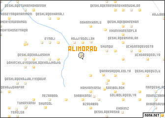 map of ‘Alī Morād
