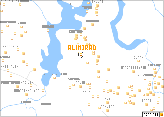 map of ‘Alī Morād