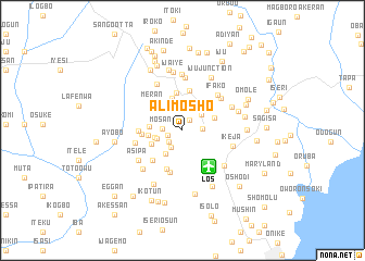 map of Alimosho