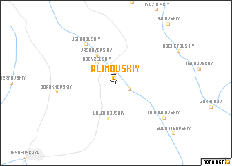 map of Alimovskiy