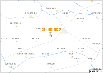 map of Alimpınar