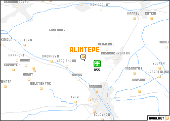 map of Alim-Tepe