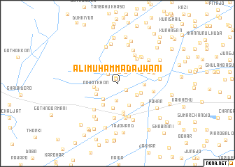 map of Ali Muhammad Ājwāni