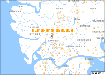 map of Ali Muhammad Baloch