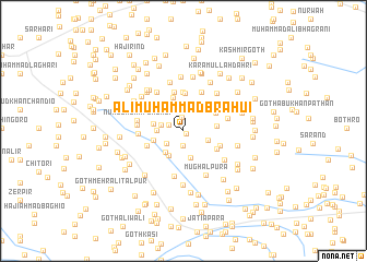 map of Ali Muhammad Brāhui