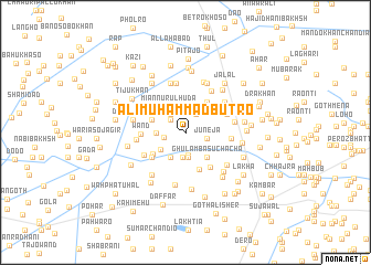 map of Ali Muhammad Butro