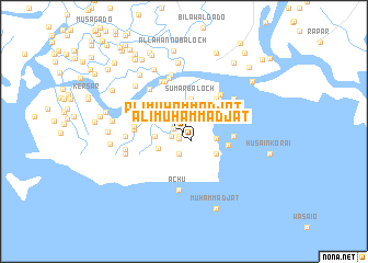 map of Ali Muhammad Jat