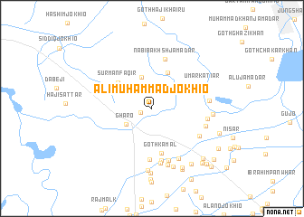map of Ali Muhammad Jokhio