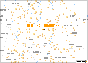 map of Ali Muhammad Māchhi