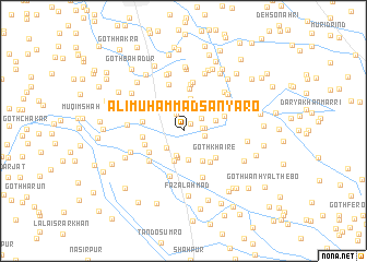 map of Ali Muhammad Sanyāro