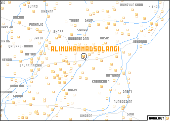 map of Ali Muhammad Solangi