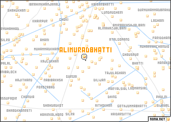 map of Ali Murād Bhatti