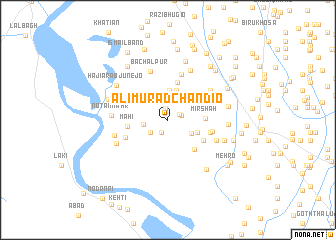 map of Ali Murād Chāndio