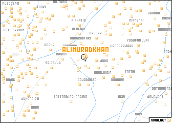 map of Ali Murād Khān