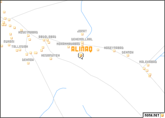 map of ‘Alīnaq