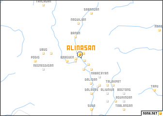 map of Alinasan