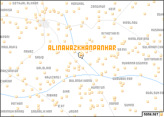 map of Ali Nawaz Khān Panhar