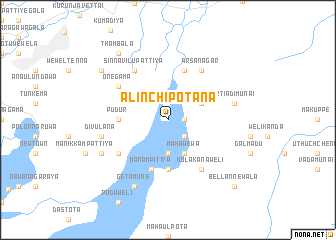 map of Alinchipotana