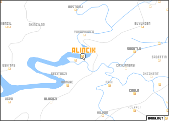 map of Alıncık