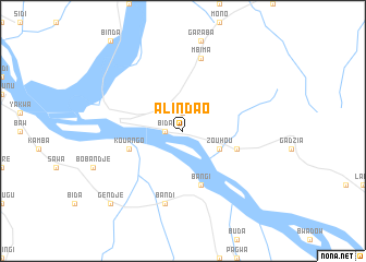 map of Alindao