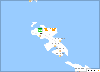 map of Álinda