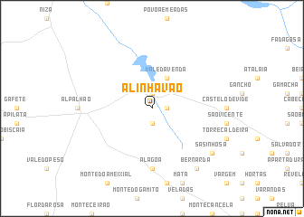 map of Alinhavão