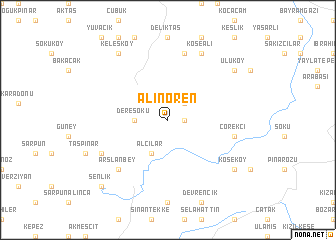 map of Alınören