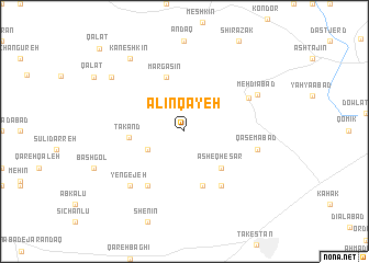 map of ‘Alīnqayeh