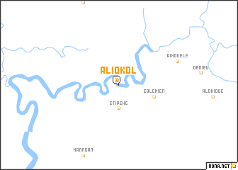 map of Aliokol